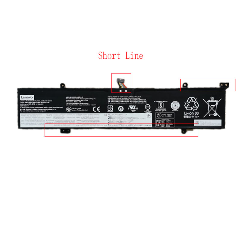 Original Battery Lenovo SB10W67267 SB10W69459 4500mAh 69Wh Short Line